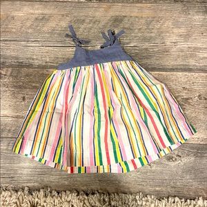 Multi colored cotton dress